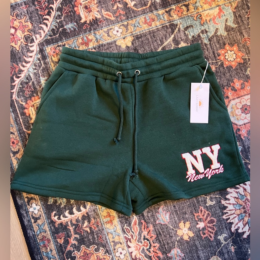 Lazy Sunday sweatshorts.